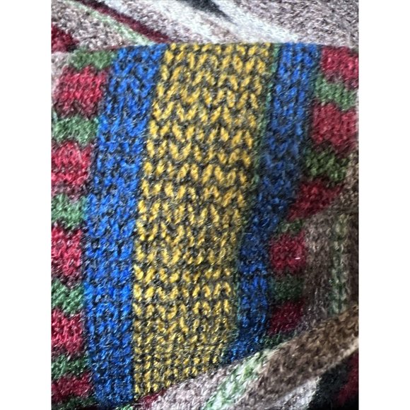 R Rouge Womens Fringe Hem Cardigan 3X Southwestern Aztec Print BOHO USA - Picture 5 of 5